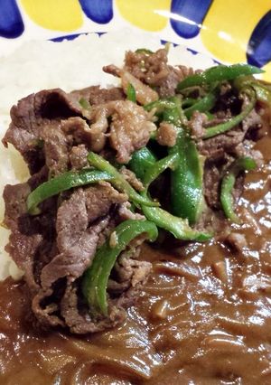 戸村のタレで焼肉のっけカレー-レシピのメイン写真