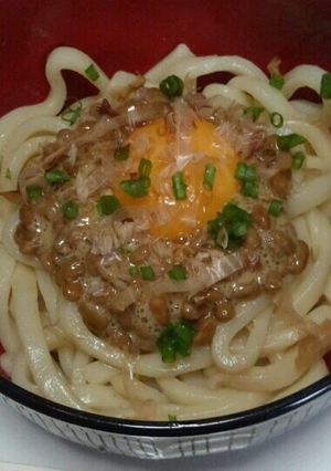 ねばねば納豆うどん-レシピのメイン写真