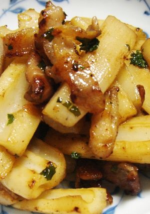 しゃきしゃきレンコンの香味炒め-レシピのメイン写真