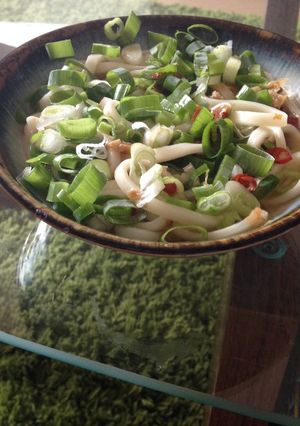 エスニック風薬味うどん-レシピのメイン写真