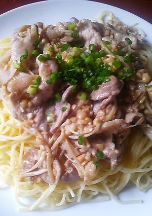納豆スパゲティ-レシピのメイン写真
