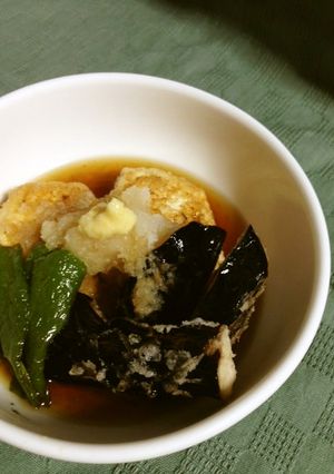 水きり時短☆豆腐とナスのおかず揚げだし-レシピのメイン写真