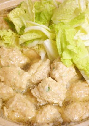 鶏団子鍋-レシピのメイン写真