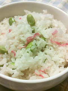 枝豆のかにかまのご飯-レシピのメイン写真