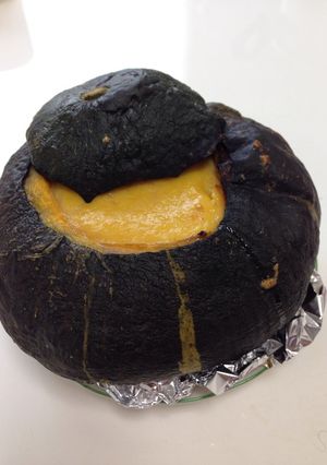 《レシピ未完成》まるごとかぼちゃプリン-レシピのメイン写真