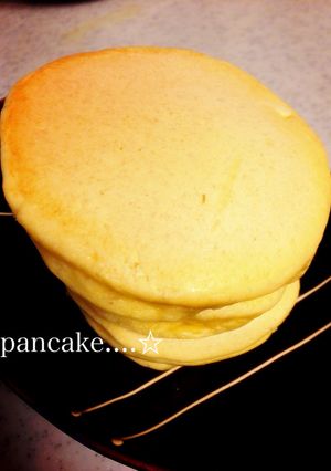 強力粉で厚さ2cmふかふかパンケーキ-レシピのメイン写真