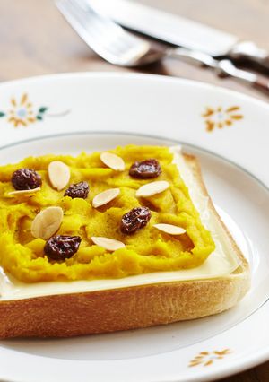 かぼちゃとチーズのスイーツトースト-レシピのメイン写真