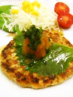 しそ入り豆腐ハンバーグ-レシピのメイン写真