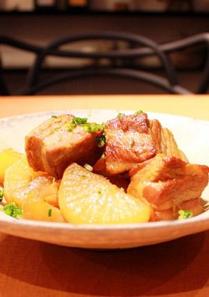 ダッチオーブンで！大根と豚の角煮-レシピのメイン写真