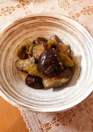 ばぁば直伝♡ナスとピーマンの味噌煮-レシピのメイン写真