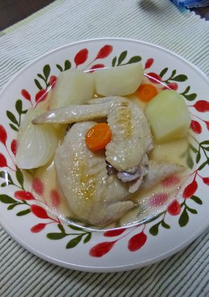 手羽先とコールラビのうま煮-レシピのメイン写真