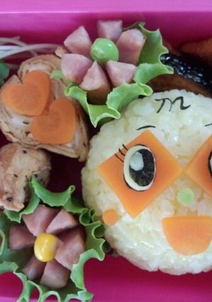 ♬キャラ弁♬メロンパンナちゃん-レシピのメイン写真