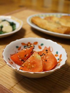 後一品に☆トマトの簡単ナムル風-レシピのメイン写真