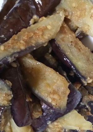 茄子が大好きになるゴマ味噌炒め-レシピのメイン写真