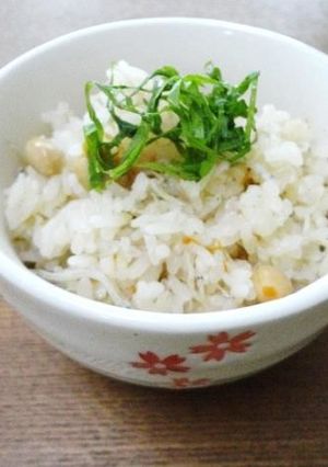 介護食【さっぱり！しらす梅大豆ごはん】-レシピのメイン写真