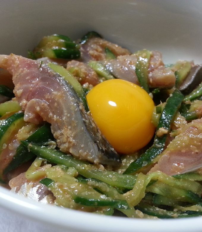 鯖ときゅうりのユッケ-レシピのメイン写真