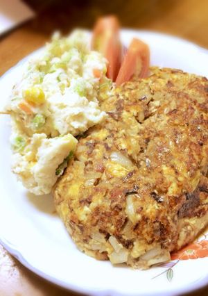 ヘルシー♪鯖缶ハンバーグ-レシピのメイン写真