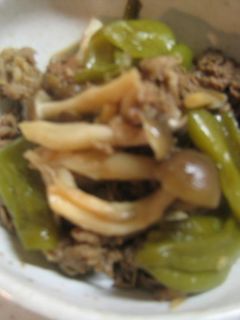 ジャンボ唐辛子と牛肉の甘辛煮-レシピのメイン写真