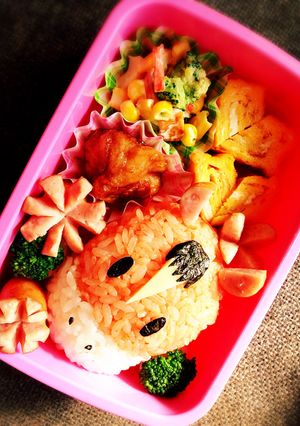 ☆丑・牛・ウシ☆キャラ弁-レシピのメイン写真