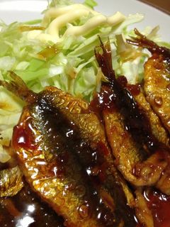 イワシの蒲焼☆ちょいピリ豆板醤で♪-レシピのメイン写真