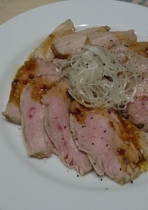 圧力鍋でしっとり豚肉（低温調理）-レシピのメイン写真