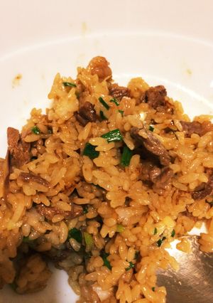 ラー油でピリ辛牛めし-レシピのメイン写真