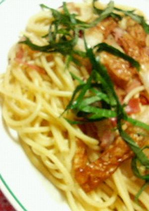 大葉にんにく醤油で☆和風竹輪スパゲティー-レシピのメイン写真