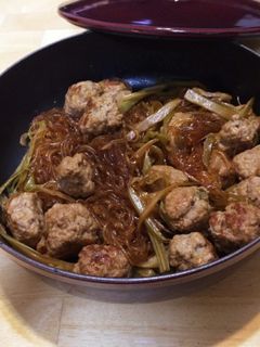 ニダベイユで 豚肉団子と春雨の煮込み-レシピのメイン写真