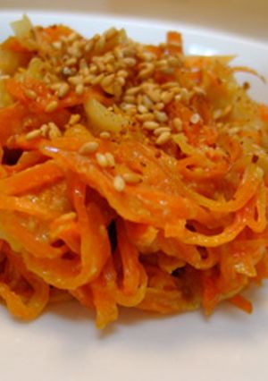 にんじんの味噌炒め-レシピのメイン写真