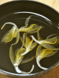 ミョウガの花のお吸い物-レシピのメイン写真