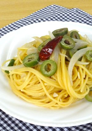 オリーブのパスタ~ペペロンチーノ風-レシピのメイン写真