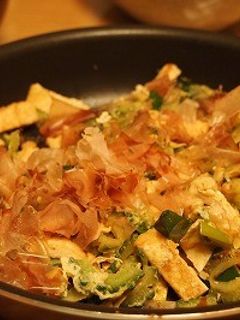 ゴーヤと油揚げのオイスター醤油炒め-レシピのメイン写真