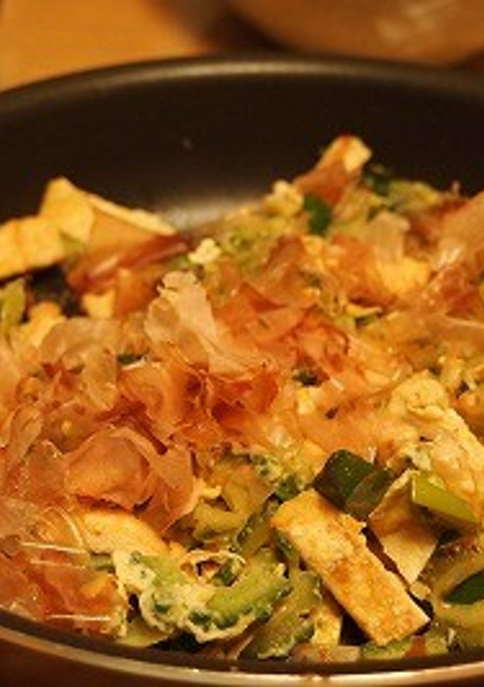 ゴーヤと油揚げのオイスター醤油炒め-レシピのメイン写真
