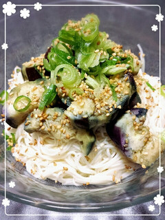 茄子の煮浸しそうめん-レシピのメイン写真