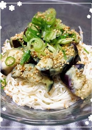 茄子の煮浸しそうめん-レシピのメイン写真