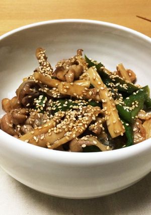 豚こま切れ肉と野菜の簡単どんぶり-レシピのメイン写真