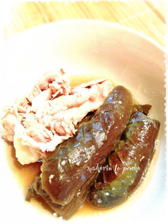 めんつゆで簡単*なすと豚肉の煮物-レシピのメイン写真