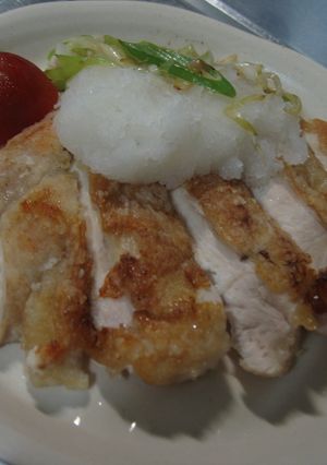 トリムネさっぱりおろしステーキ風簡単よ☆-レシピのメイン写真