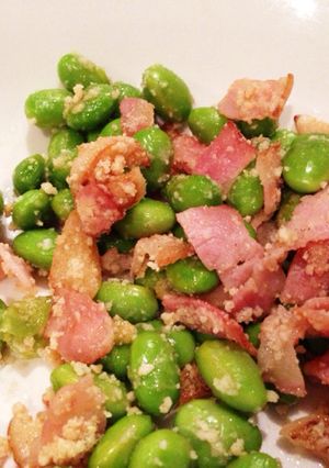 某お店の再現！ 枝豆ベーコンソテー-レシピのメイン写真