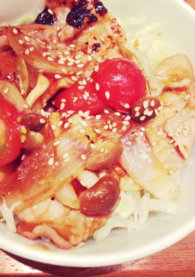 カフェ風 簡単 生姜焼き丼-レシピのメイン写真