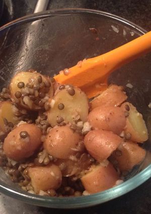 新じゃがとレンズ豆のマリネ-レシピのメイン写真