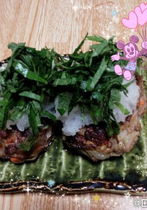夏にサッパリ☆大根おろしハンバーグ☆-レシピのメイン写真