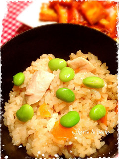 簡単☆鶏と椎茸の炊き込みご飯-レシピのメイン写真