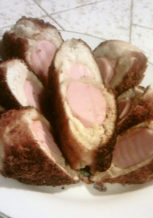 ホットケーキミックス魚肉ソーセージパン-レシピのメイン写真