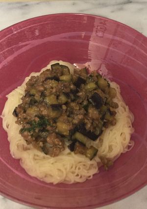 しっかりとした味付け☆なすの肉味噌素麺-レシピのメイン写真