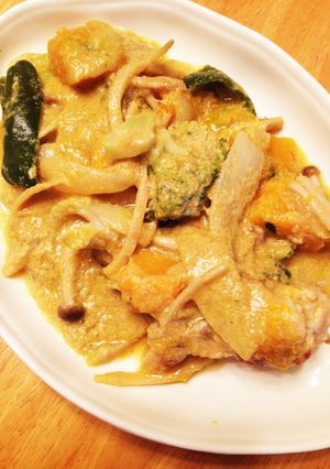 簡単まろやかグリーンカレー♪-レシピのメイン写真