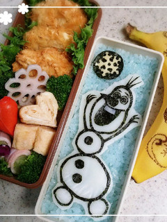 オラフ海苔アート弁当-レシピのメイン写真