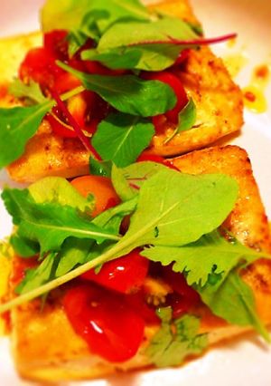 ヘルシー豆腐ステーキ(✿´ ꒳ ` )♡-レシピのメイン写真