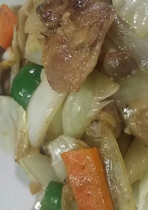 豚ロース（薄切り）と野菜の味噌炒め-レシピのメイン写真