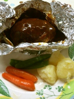 包み焼きチーズハンバーグ-レシピのメイン写真